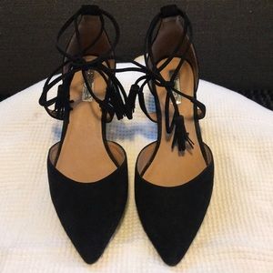 Halogen suede block heel sandals size 7.5